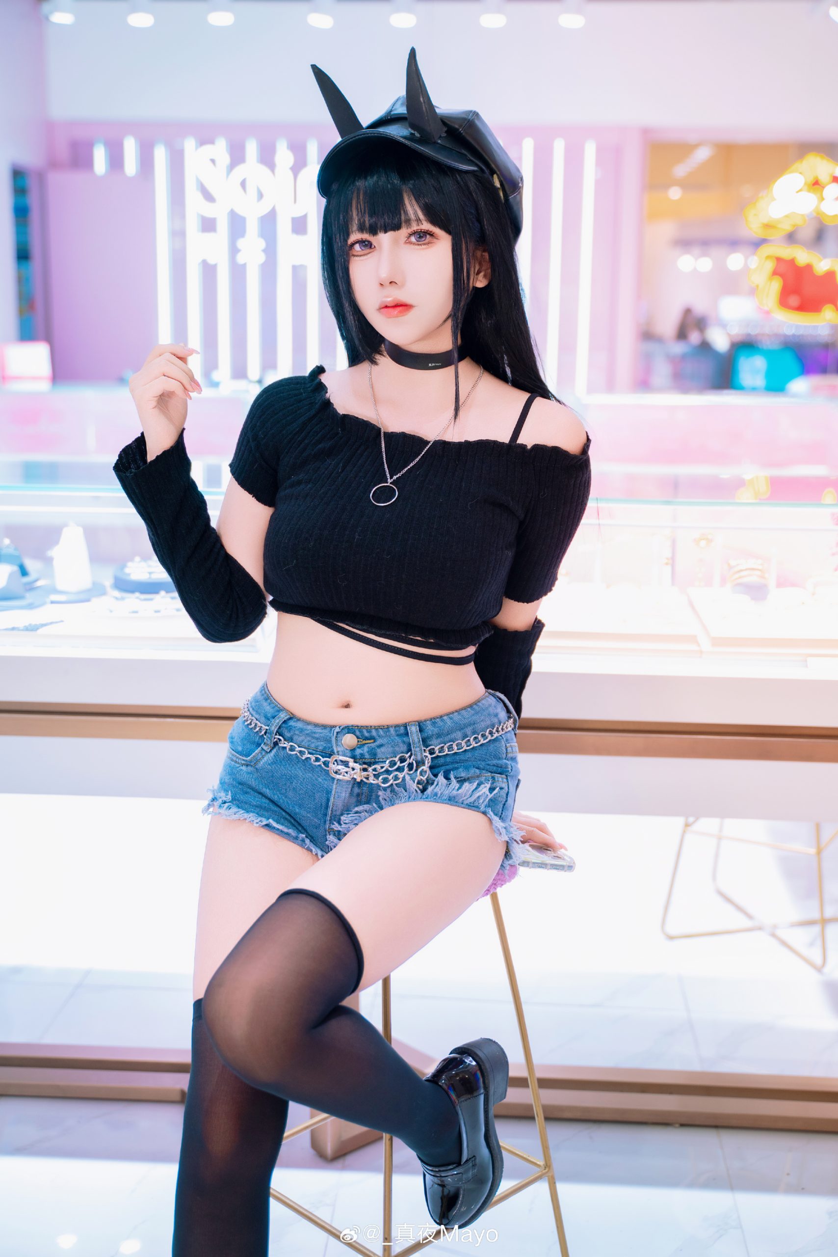 [COSPLAY] 碧蓝航线 能代『香奢之约』偶像常服@_真夜Mayo