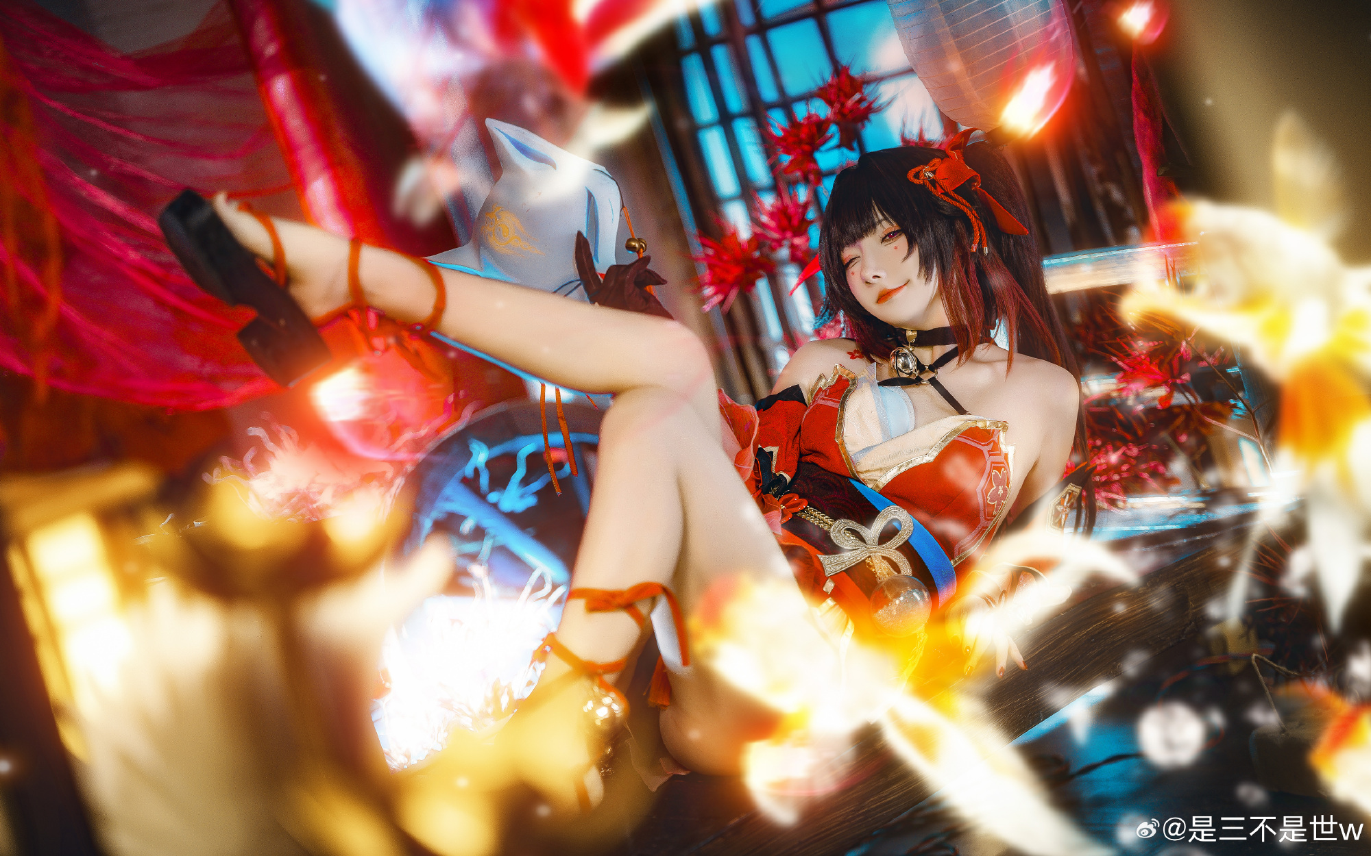 [COSPLAY] 好啦，不要发愣嘛亲爱的。 崩坏：星穹铁道 花火@是三不是世w
