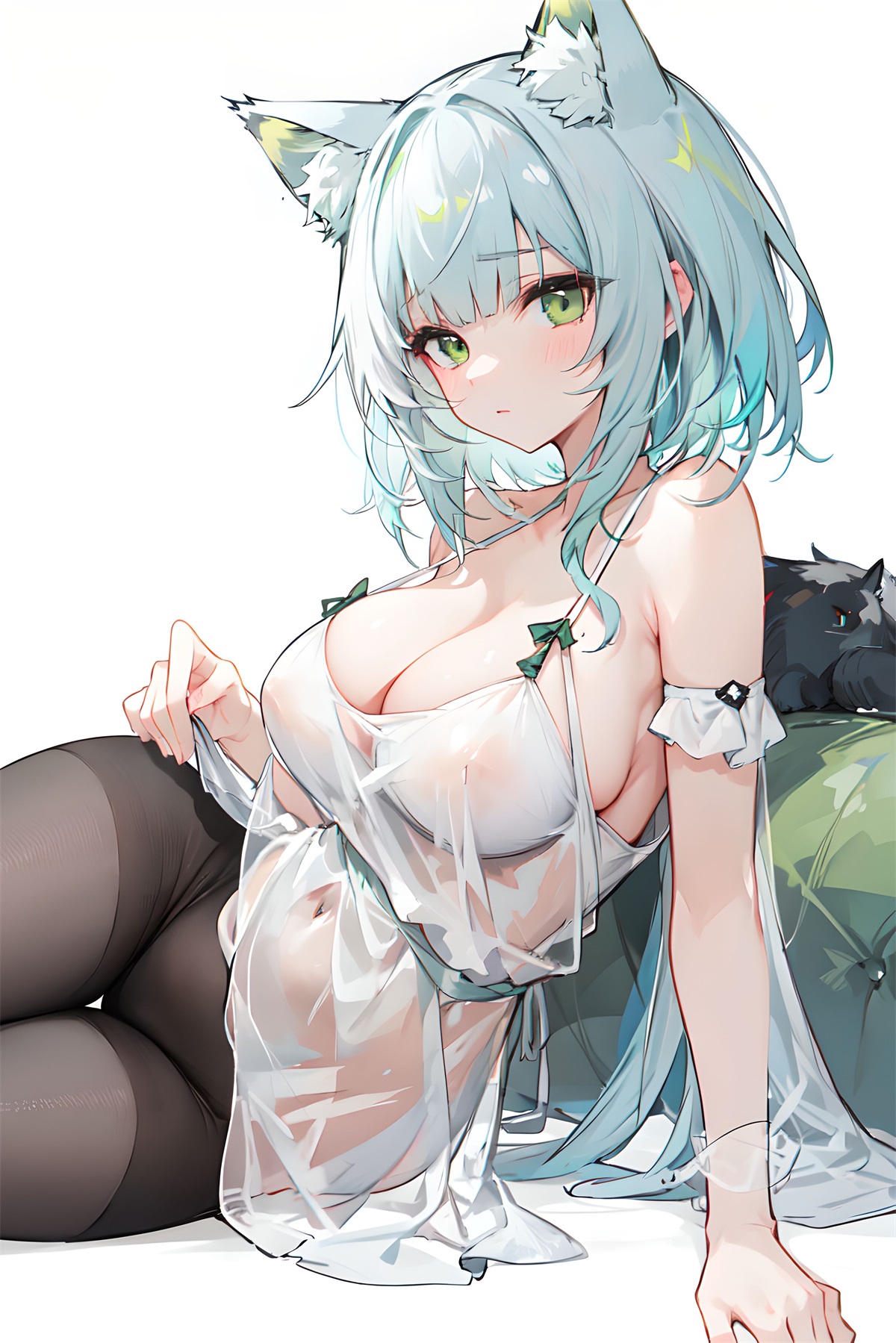 【AI绘画】巨如美少女 草帽 向日葵 狐狸兽耳玉姐 [14P/30MB]