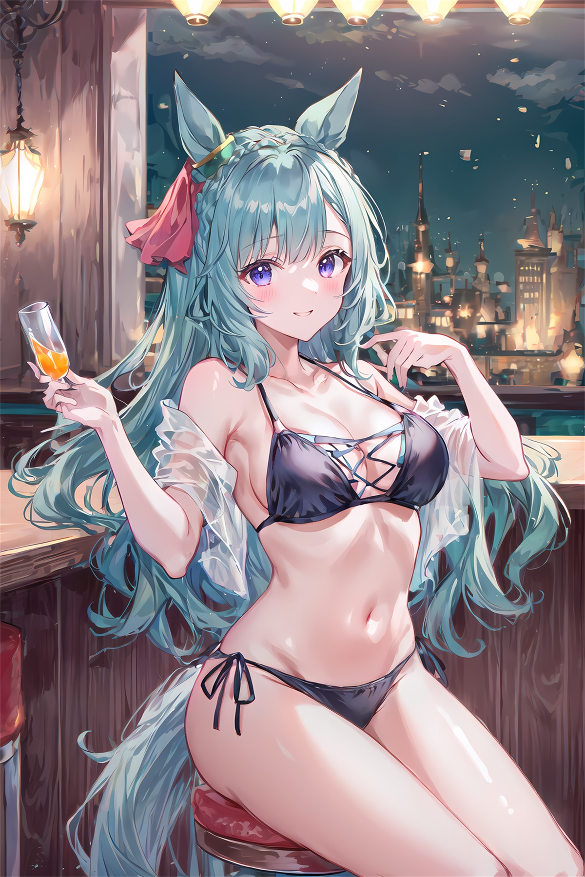 [AI绘画] 卡芙卡 申鹤 刻晴 澄闪（明日方舟）[25P/59MB]