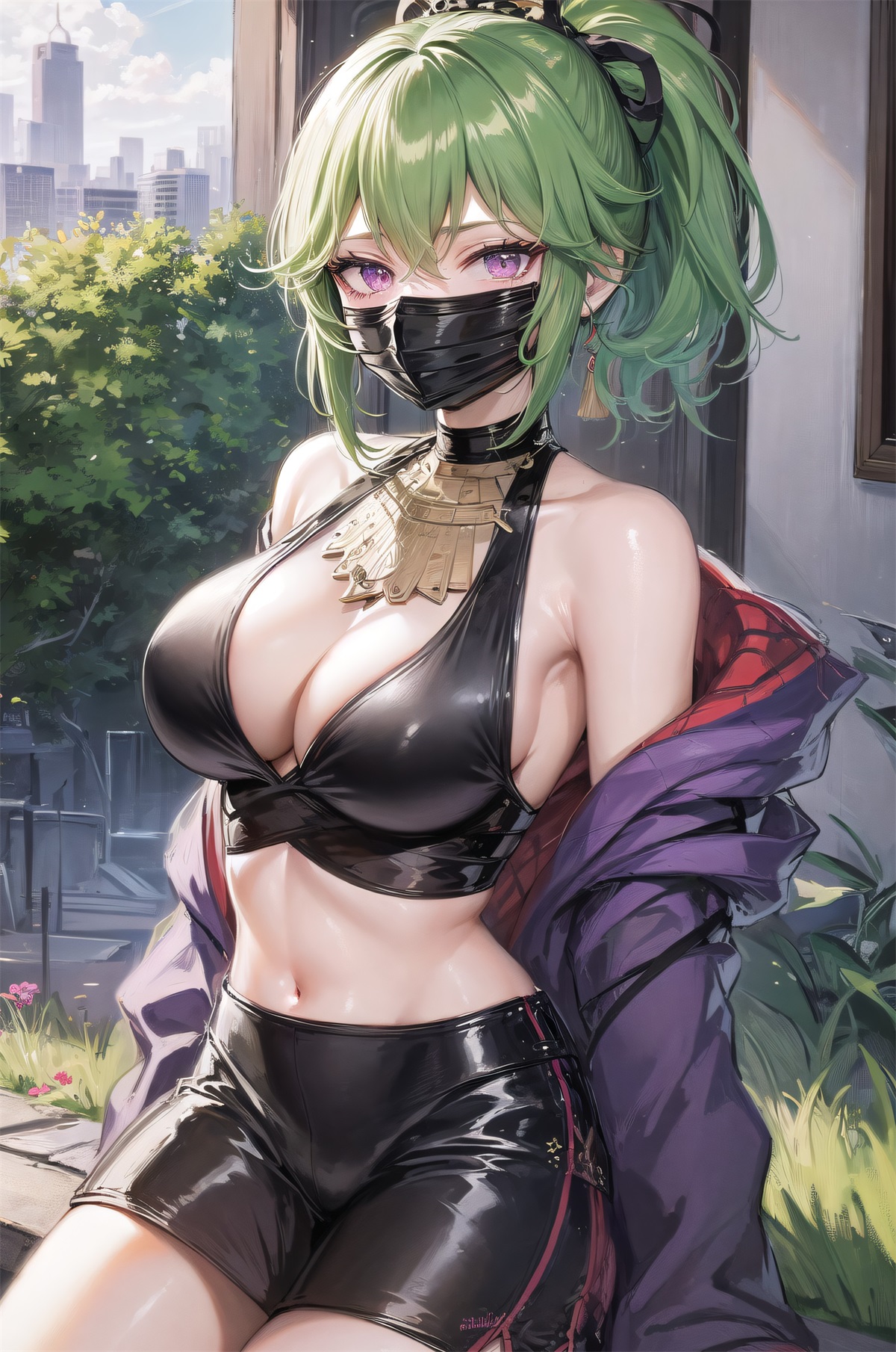 [AI绘画] 卡芙卡 申鹤 刻晴 澄闪（明日方舟）[25P/59MB]