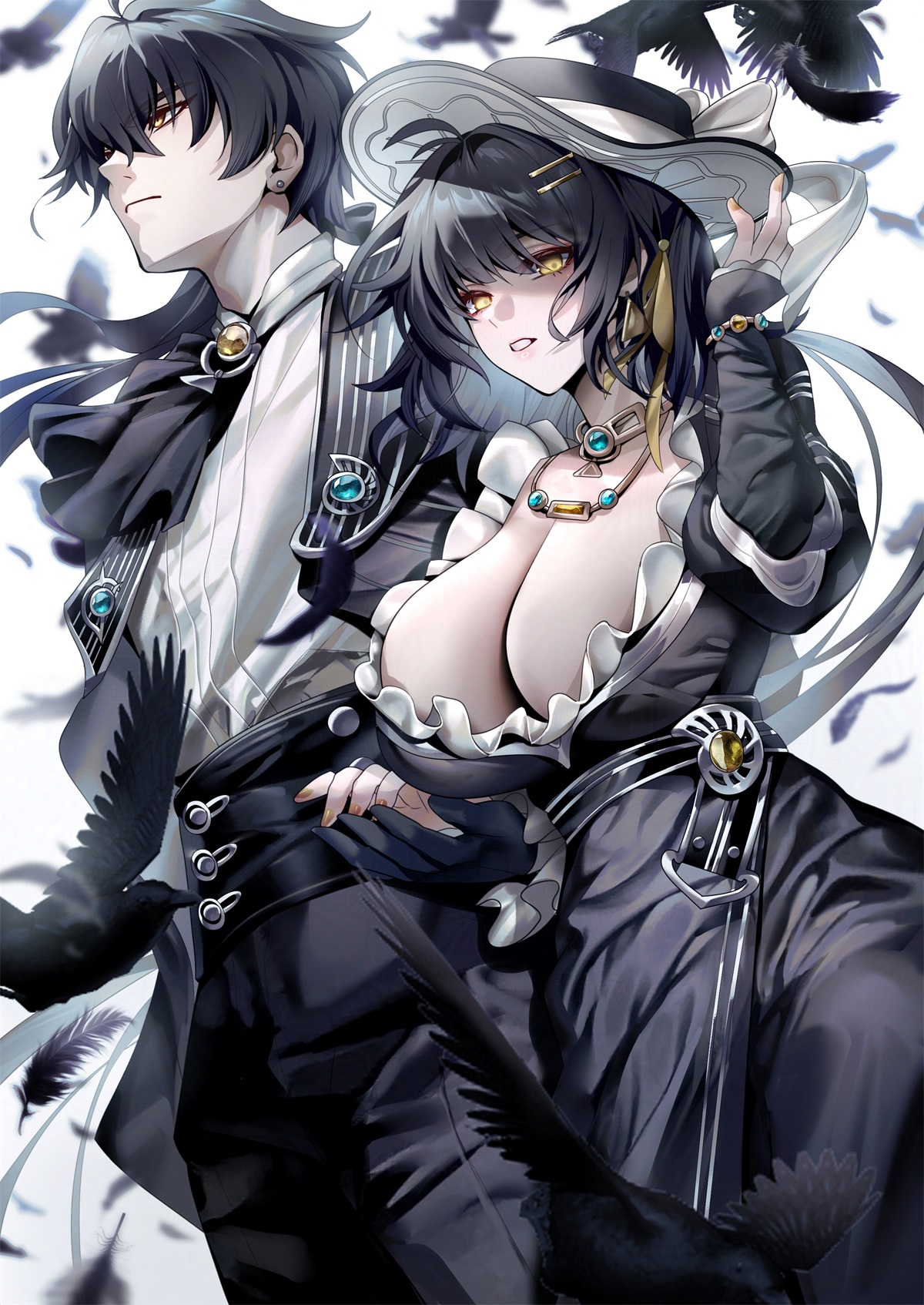 [精选插画] 初音未来 白发兽耳美少女 蔚蓝档案笑面教授  调月莉音 莉可莉丝 千束×泷奈 原神 卡齐娜 玛拉妮 [58P/249MB]