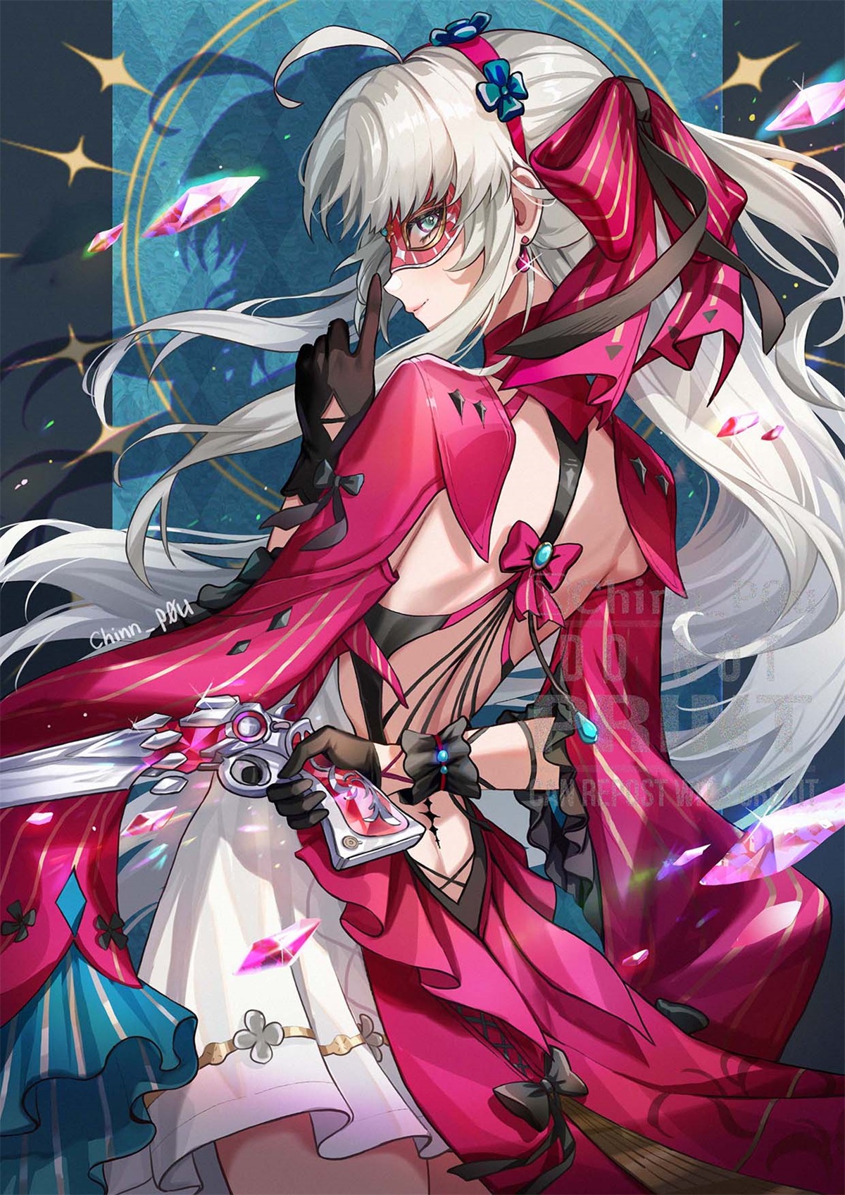 [精选插画] 初音未来 碧蓝档案 桐生桔梗 早濑优香 星穹铁道 流萤 鸣潮 椿 [40P/178MB]