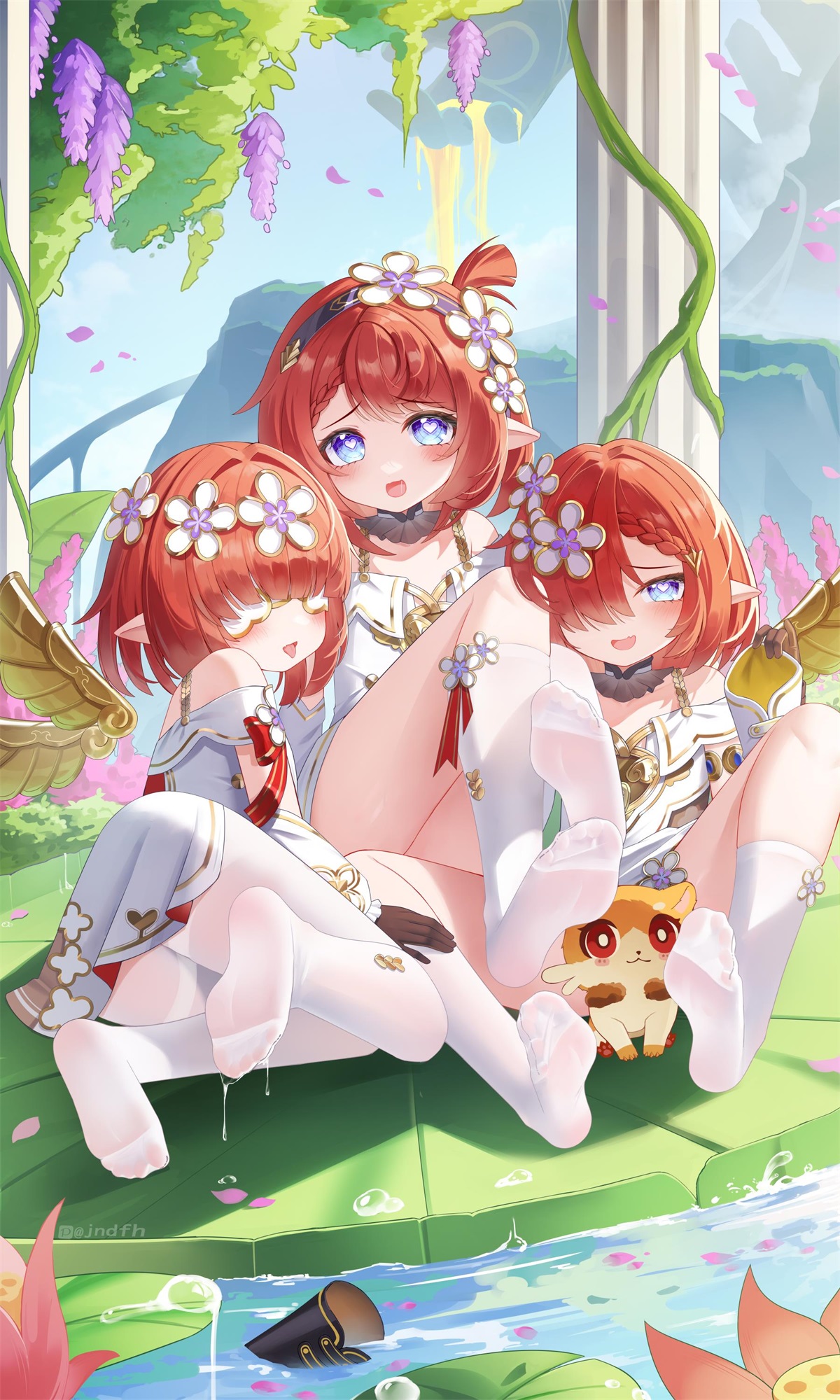[精选插画] 初音未来 碧蓝档案 早濑优香 飞鸟马时 星穹铁道 卡芙卡 大黑塔 东方Project 东风谷早苗 [40P/228MB]