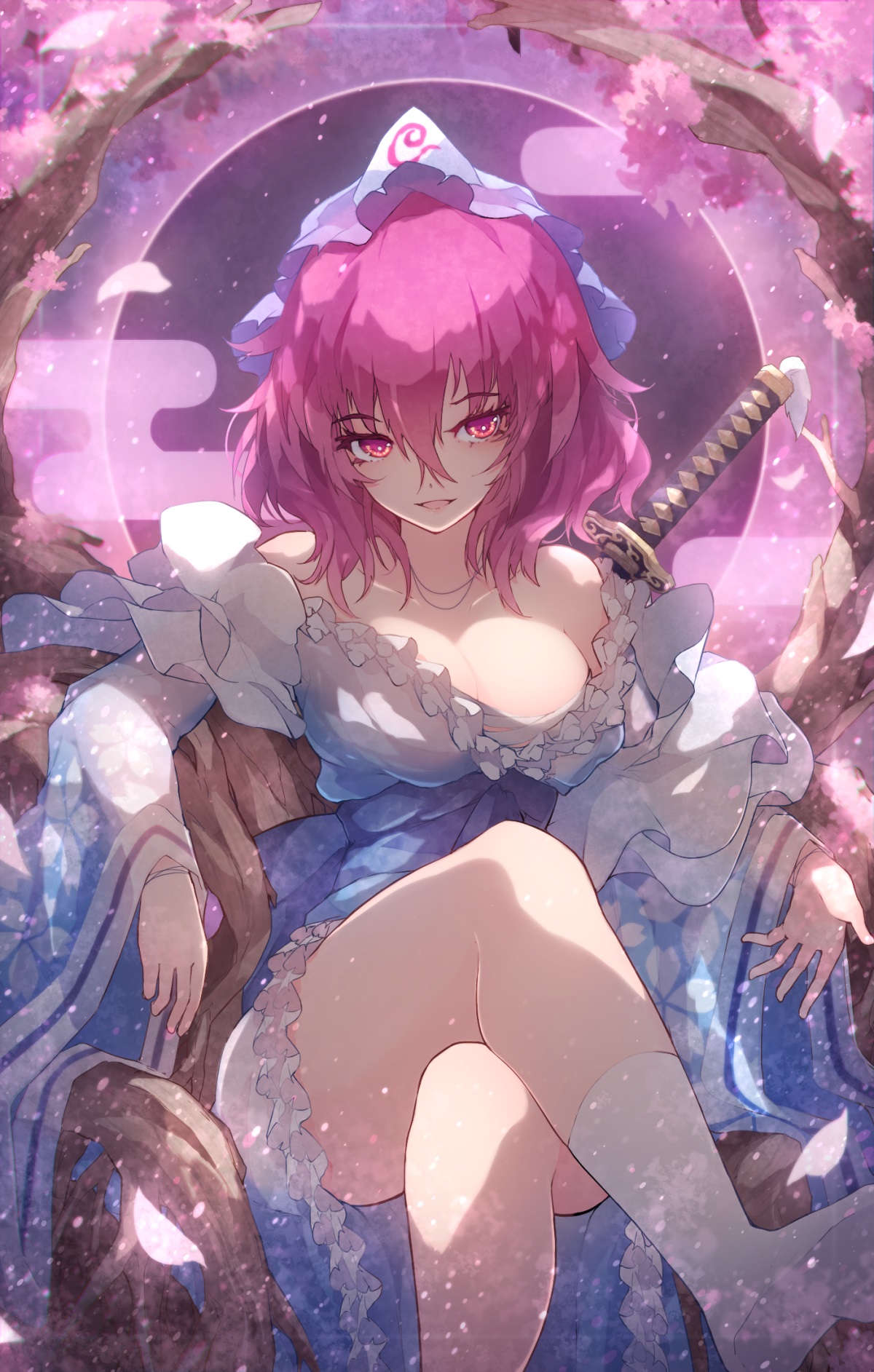 [P站画师] 喜欢幽幽子吗？泰国画师cheeseroll8443的插画作品 [53P/180MB]