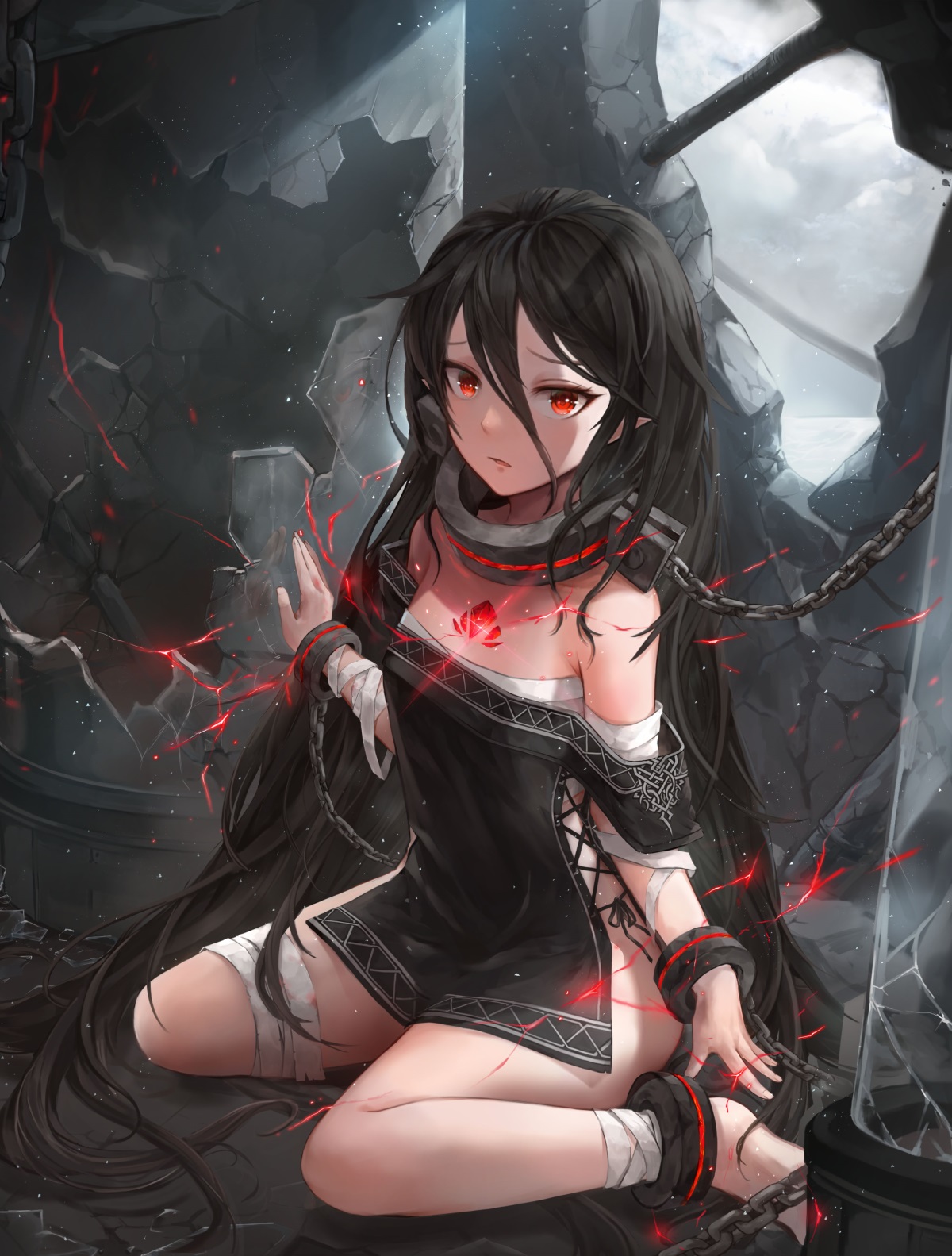 [P站画师] 香甜水果少女！韩国画师CrystalHerb的最新插画作品 [58P/234MB]
