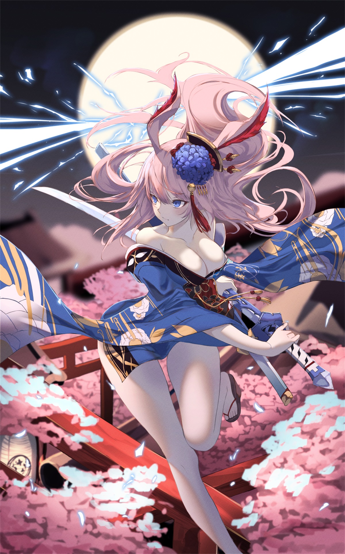 [P站画师] 崩坏3 白发美少女 花火  黄泉 插画师NEØN的美图作品 [36P/125MB]