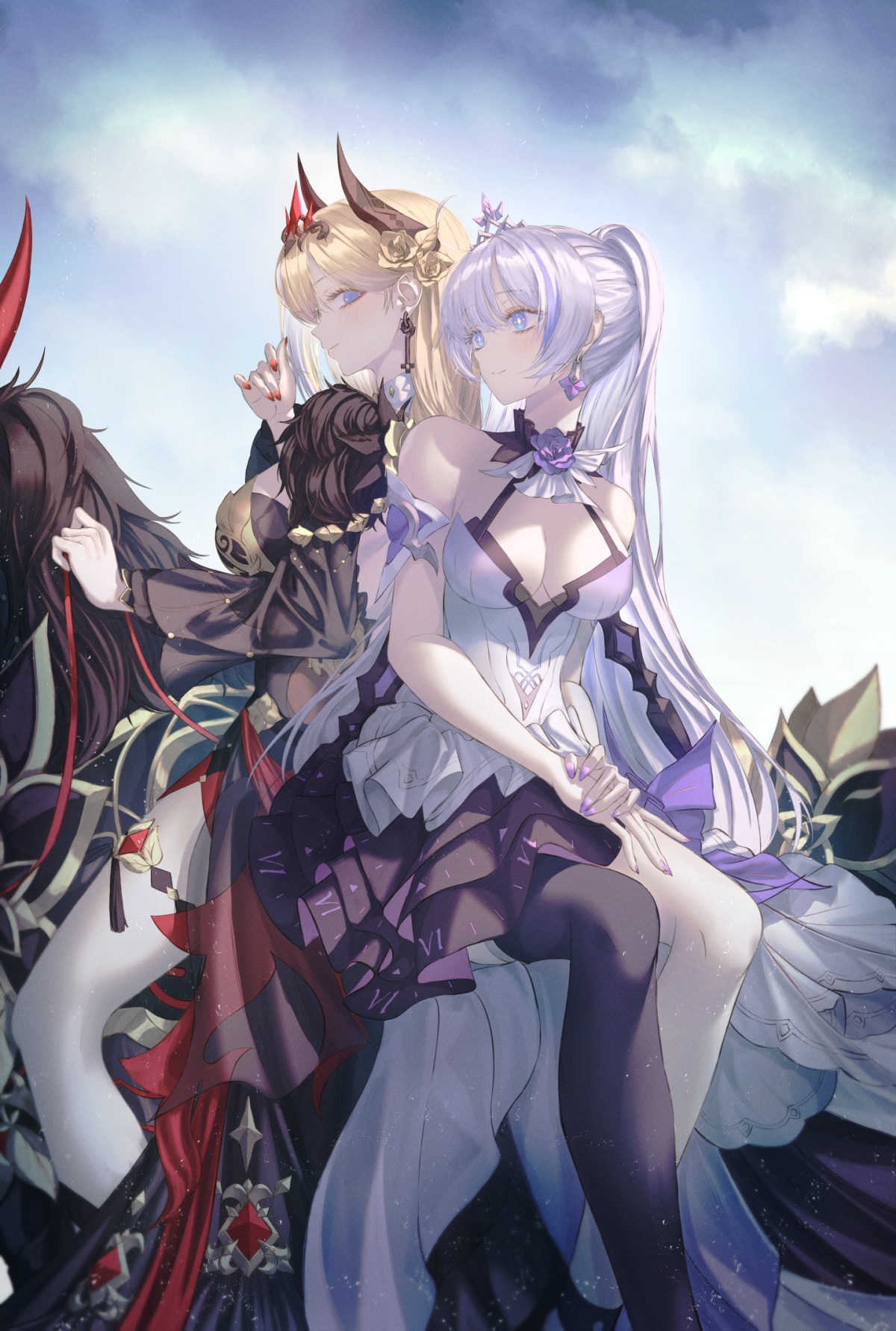 [P站画师] 崩坏3 白发美少女 花火  黄泉 插画师NEØN的美图作品 [36P/125MB]