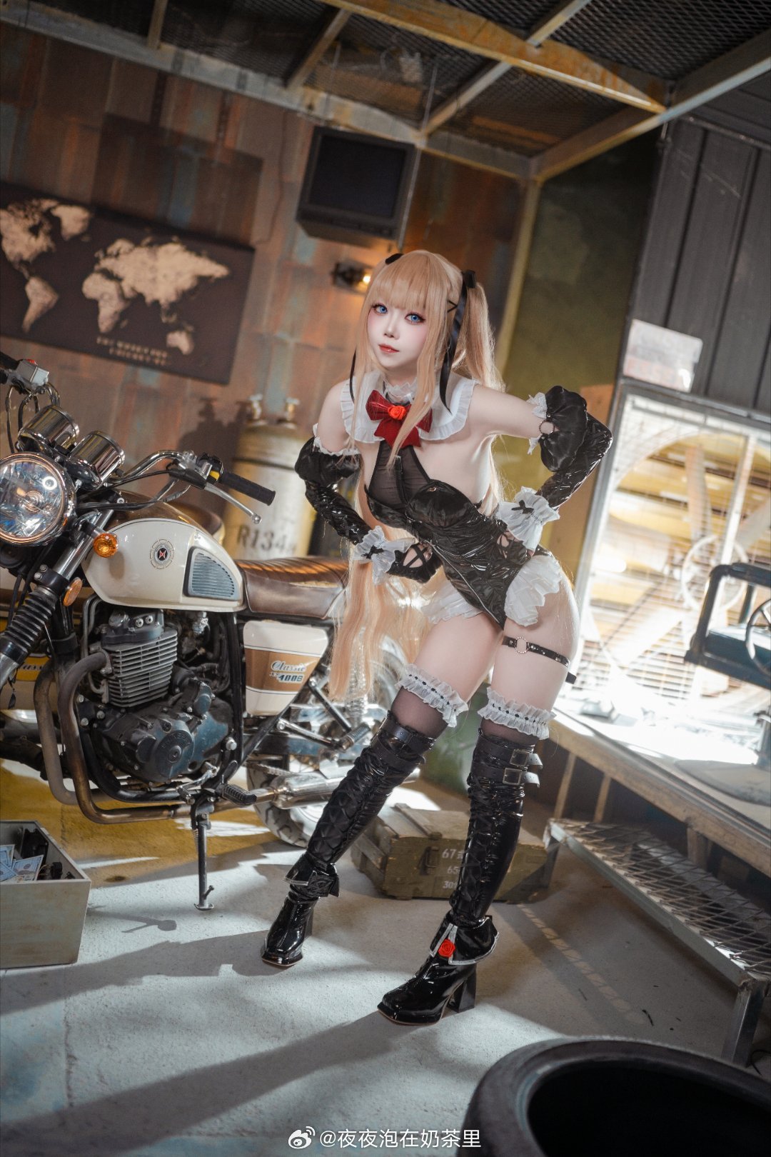 [COSPLAY] 死或生 玛丽萝丝·闪耀玫瑰@夜夜泡在奶茶里