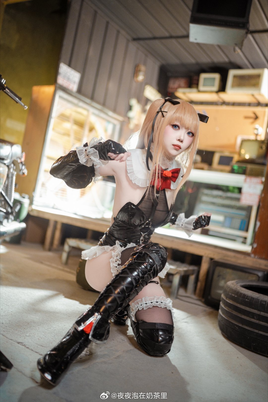 [COSPLAY] 死或生 玛丽萝丝·闪耀玫瑰@夜夜泡在奶茶里