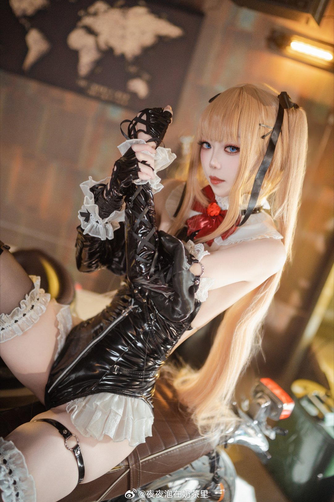 [COSPLAY] 死或生 玛丽萝丝·闪耀玫瑰@夜夜泡在奶茶里