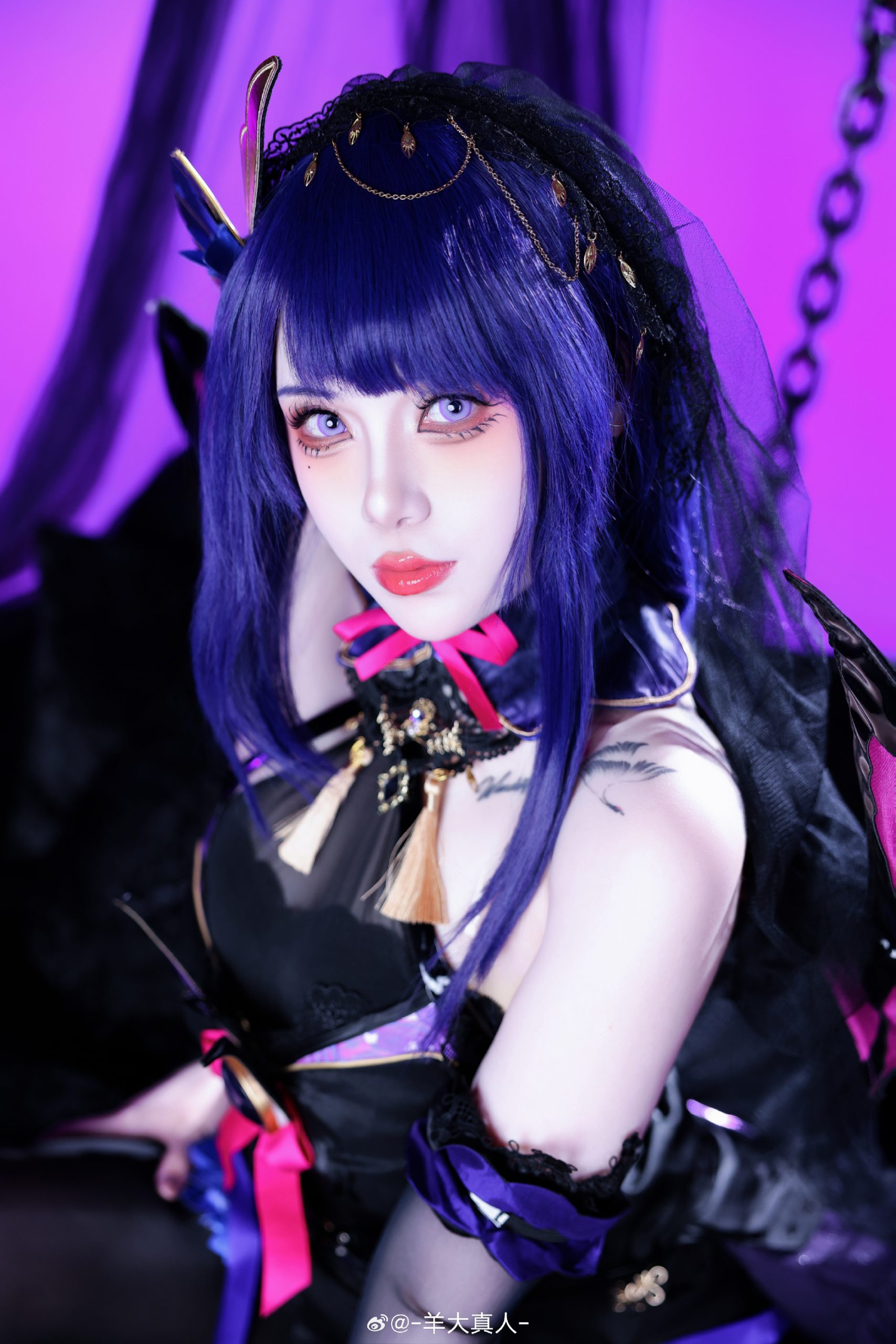 [COSPLAY] 原神 ⚡魅魔「雷电将军」@-羊大真人-