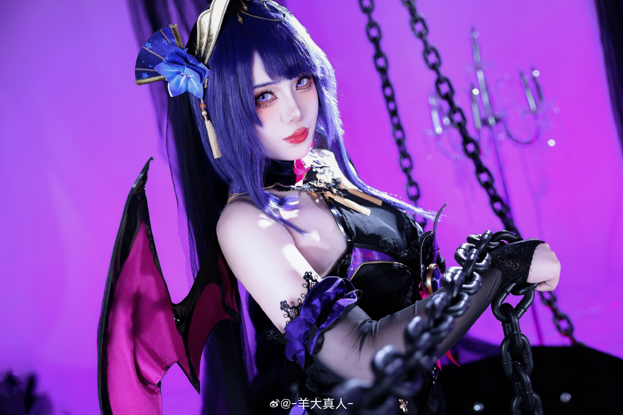 [COSPLAY] 原神 ⚡魅魔「雷电将军」@-羊大真人-