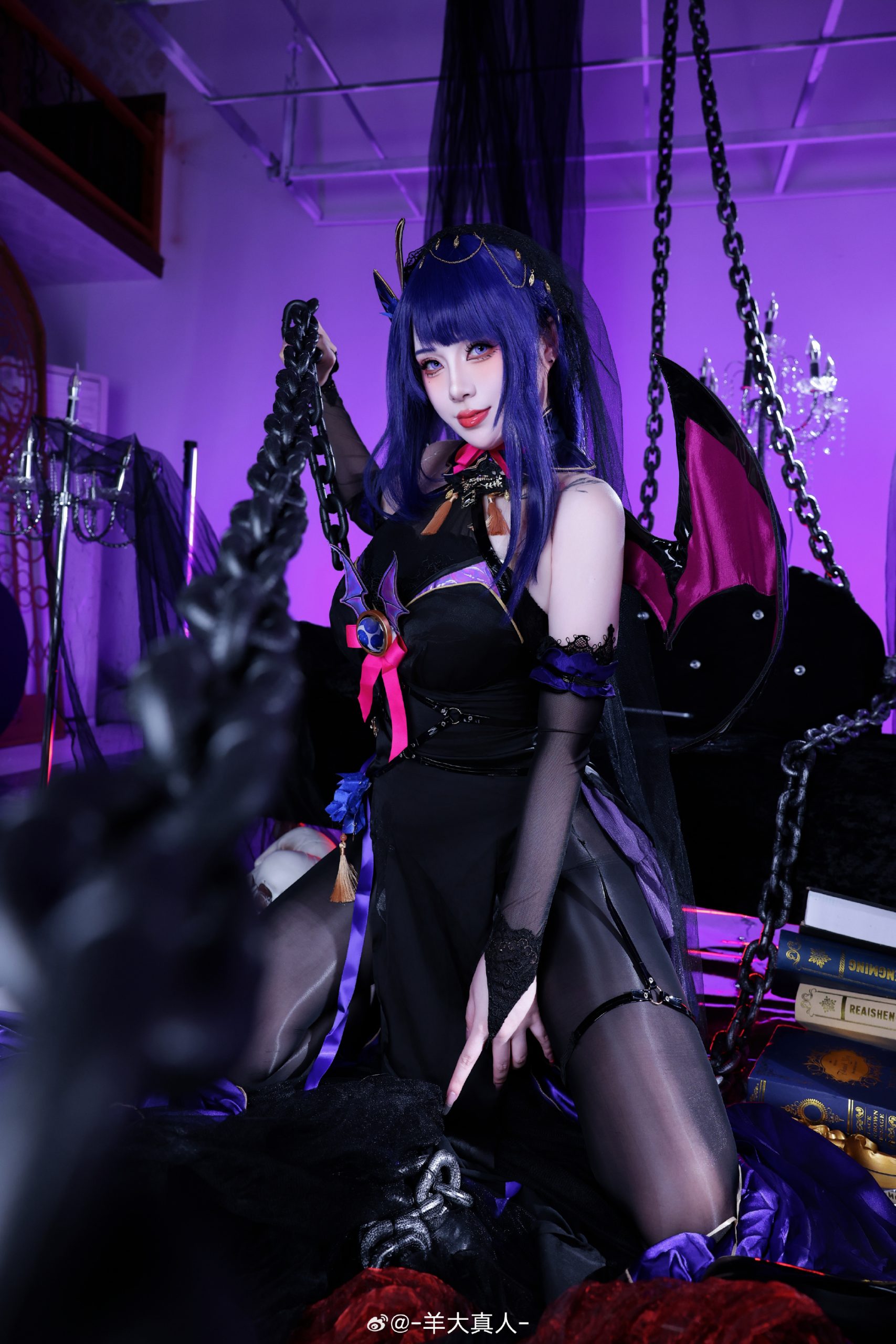 [COSPLAY] 原神 ⚡魅魔「雷电将军」@-羊大真人-