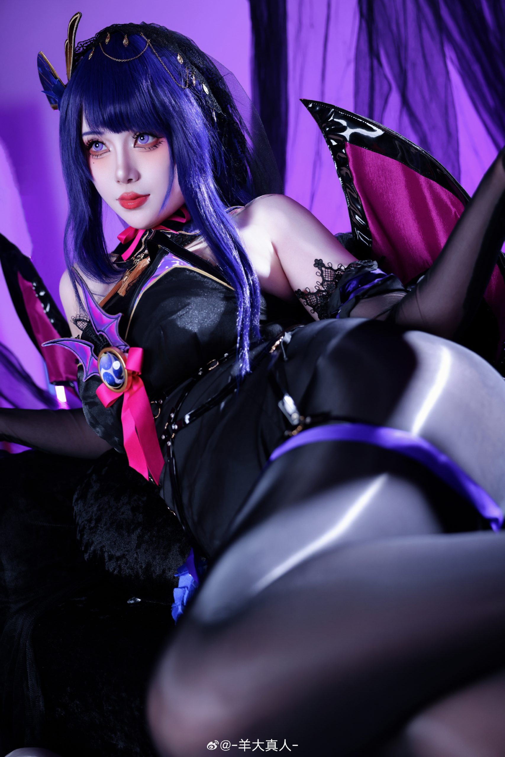 [COSPLAY] 原神 ⚡魅魔「雷电将军」@-羊大真人-