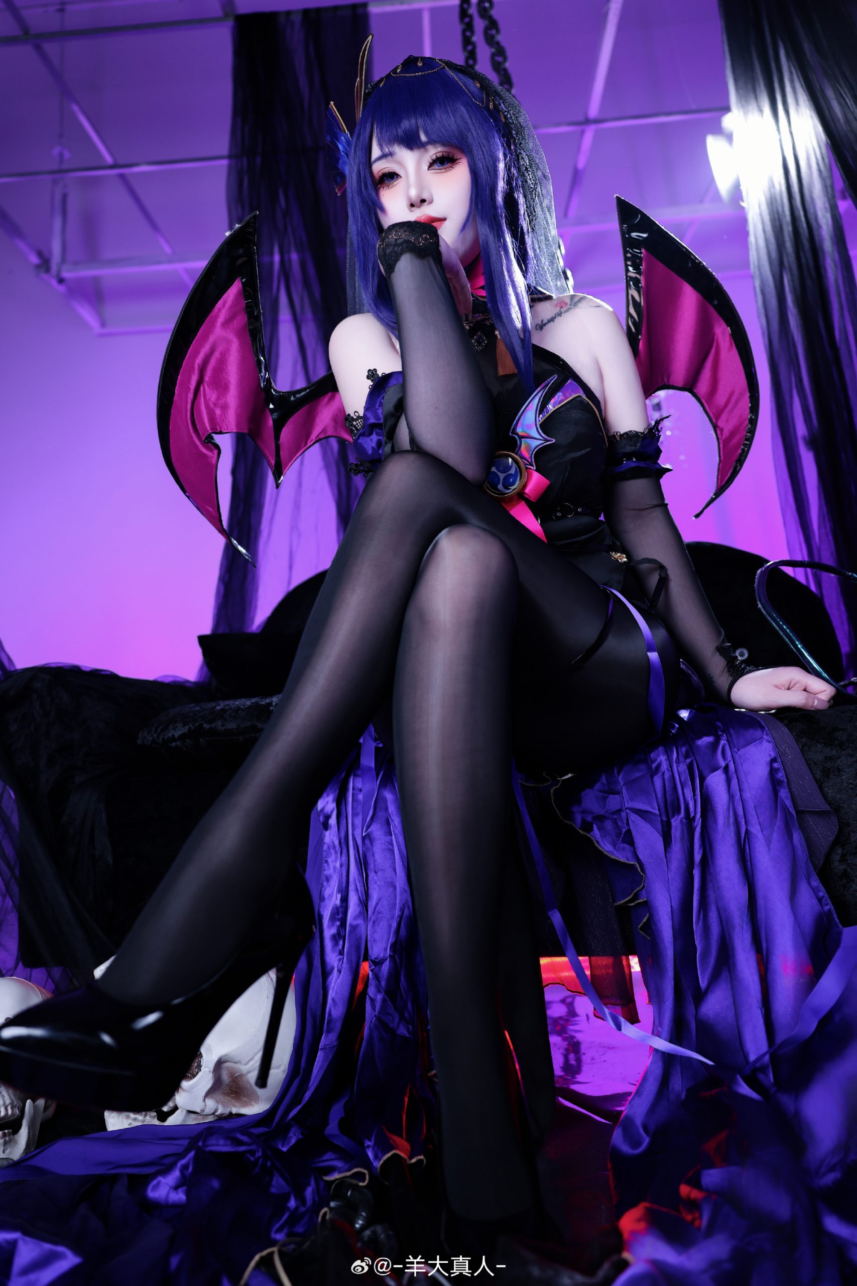 [COSPLAY] 原神 ⚡魅魔「雷电将军」@-羊大真人-