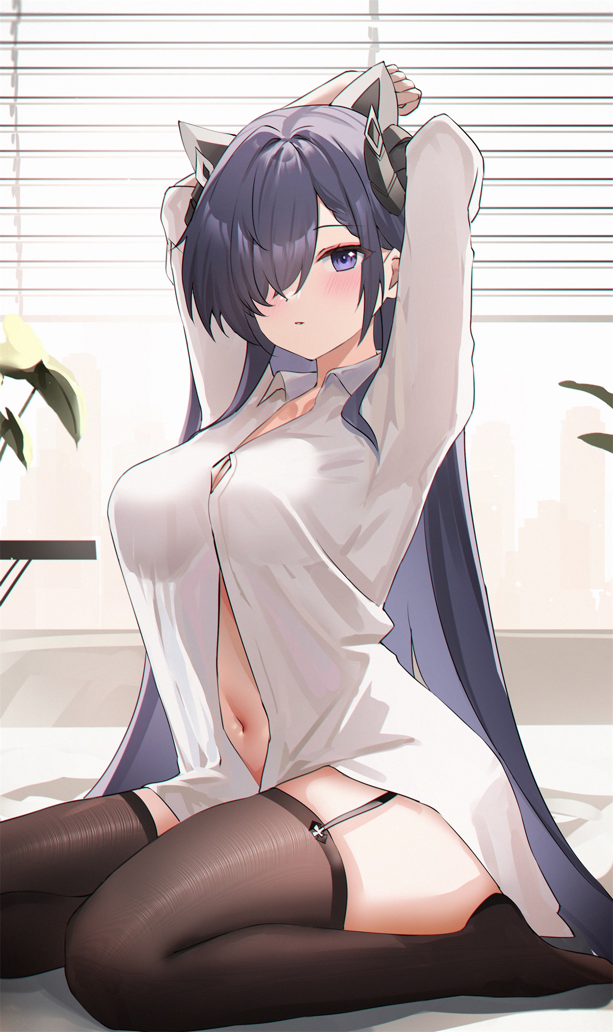 [P站美图] 原神 芙宁娜 甘雨 初音未来 星穹铁道 黑塔 知更鸟 碧蓝档案 圣园弥香 [46P/253MB]