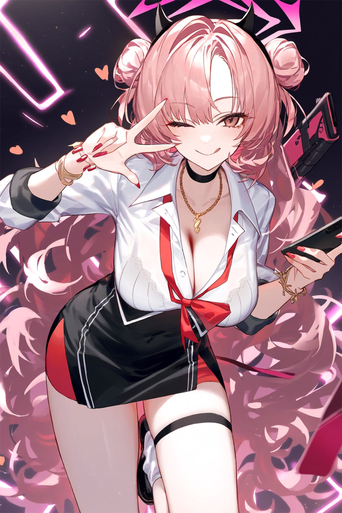 [P站美图] 原神 芙宁娜 甘雨 初音未来 星穹铁道 黑塔 知更鸟 碧蓝档案 圣园弥香 [46P/253MB]