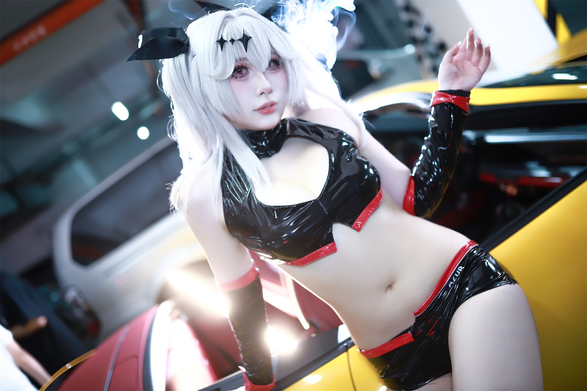 [COSPLAY] 是霞飞赛车娘，不愧是碧蓝航线。@喜茶苍苍子_