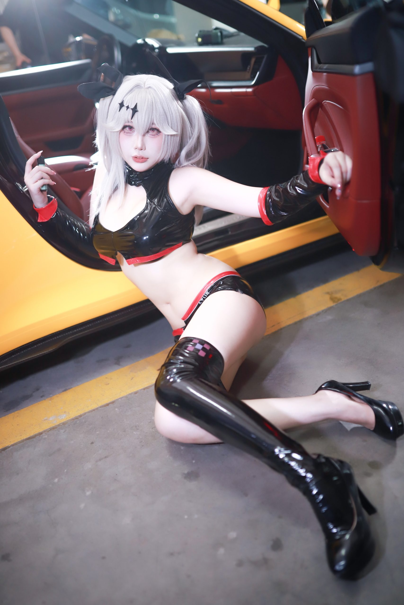 [COSPLAY] 是霞飞赛车娘，不愧是碧蓝航线。@喜茶苍苍子_