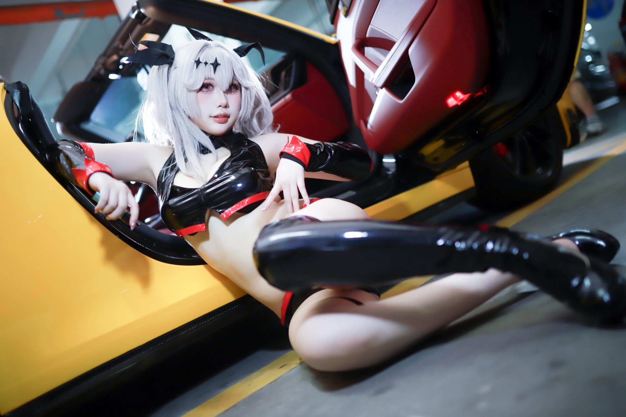 [COSPLAY] 是霞飞赛车娘，不愧是碧蓝航线。@喜茶苍苍子_