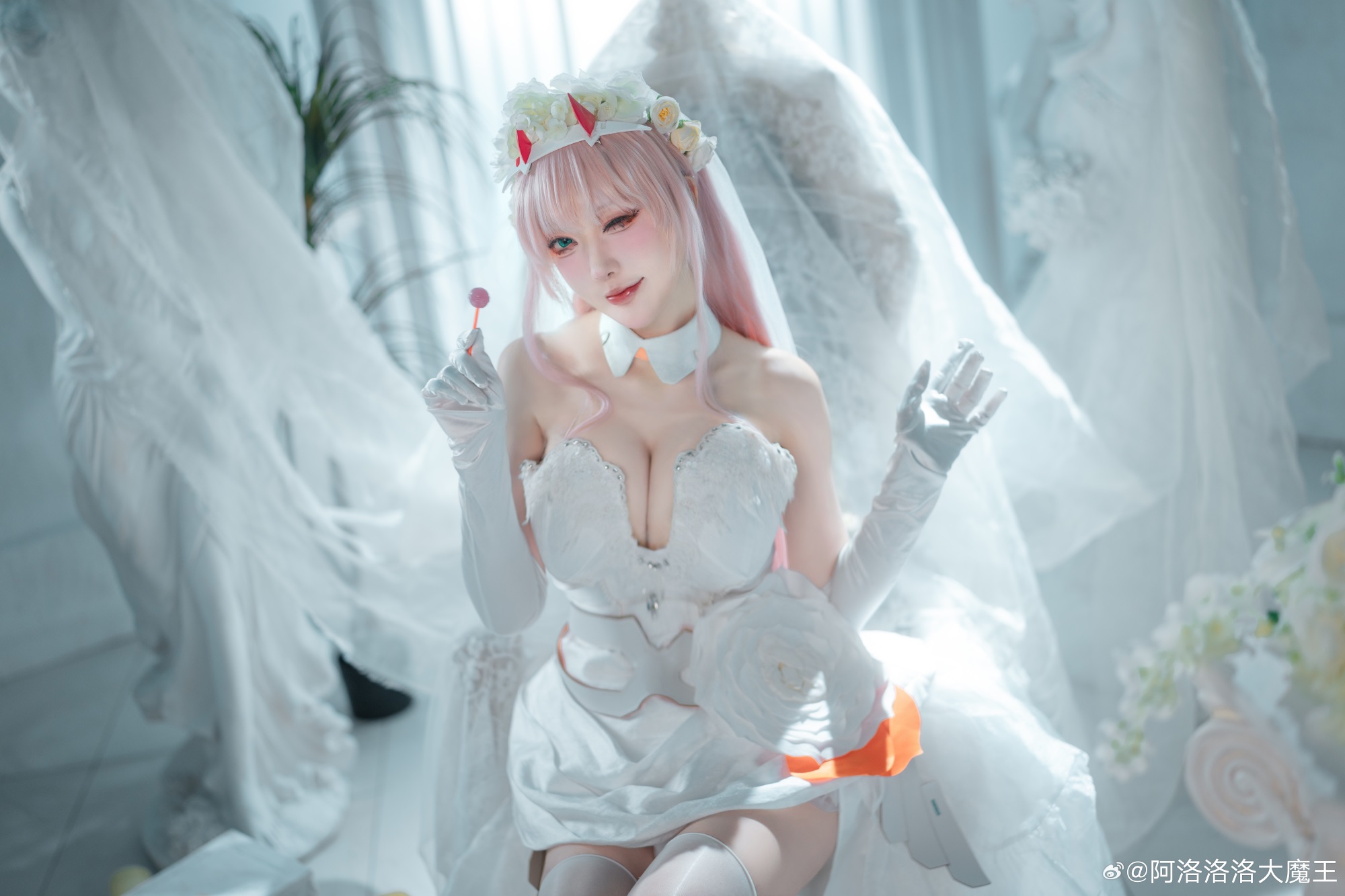 [COSPLAY] Darlinginthefranxx 02花嫁@阿洛洛洛大魔王