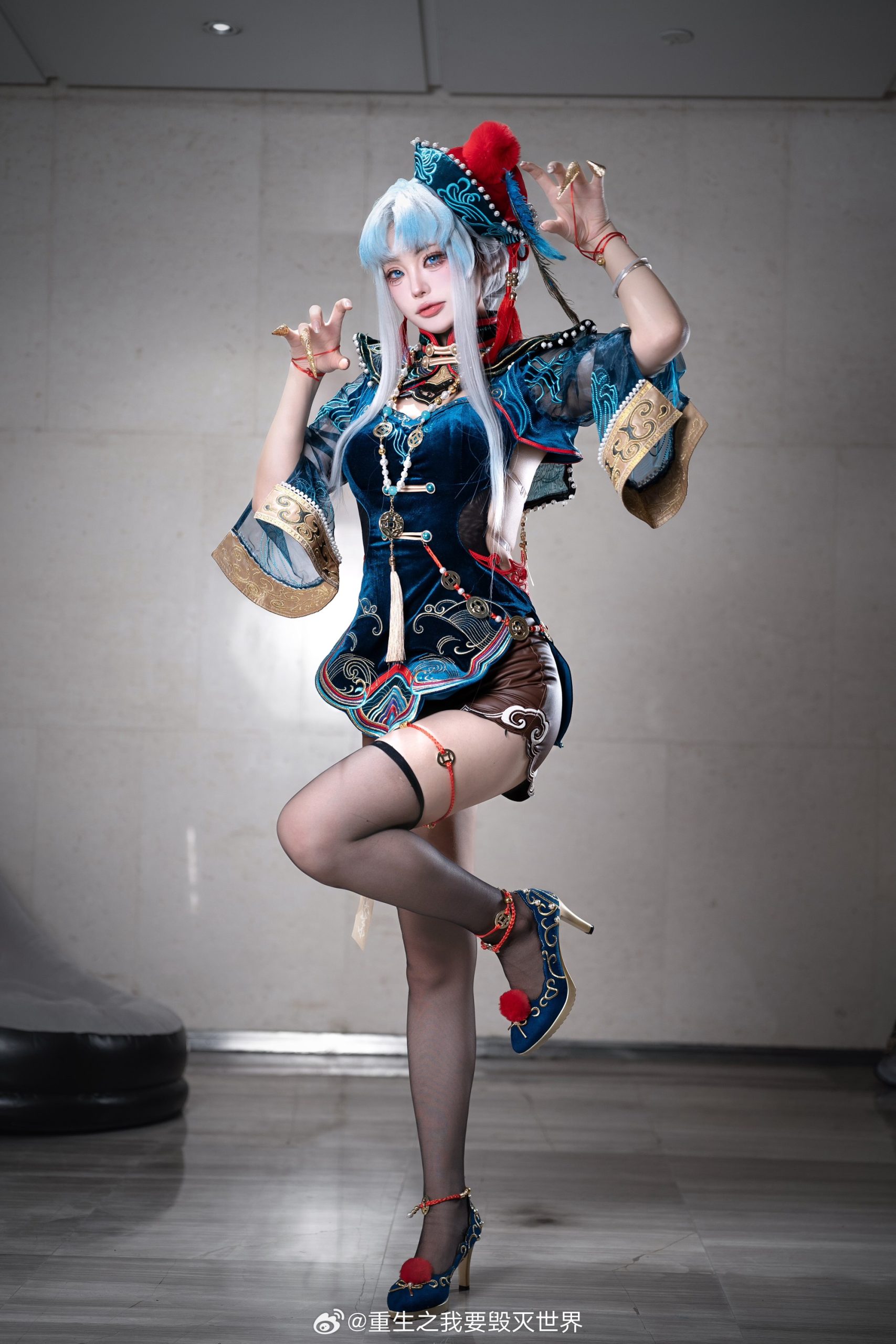 [COSPLAY] 道长，让我咬你一口会如何呢~ 永劫无间 玉玲珑@重生之我要毁灭世界