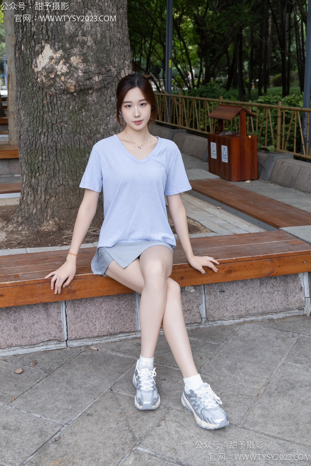 甜予摄影 NO.259 小俏-运动鞋、淡黄色棉袜、裸足（完整版）[139P/2V/7.82G]