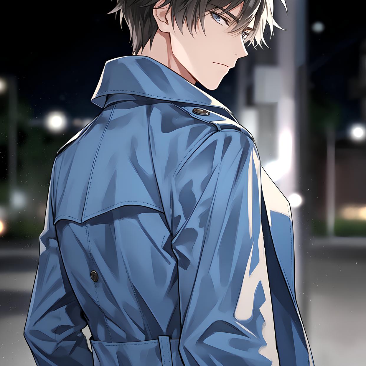 蓝色系高冷男生头像💙 6张