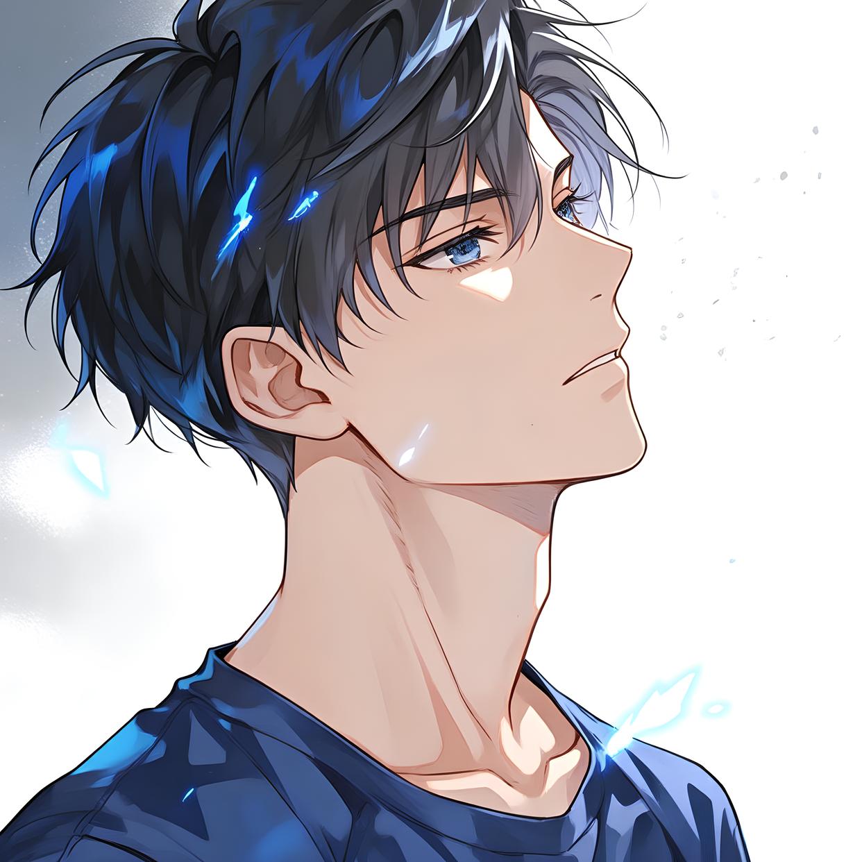 蓝色系高冷男生头像💙 6张