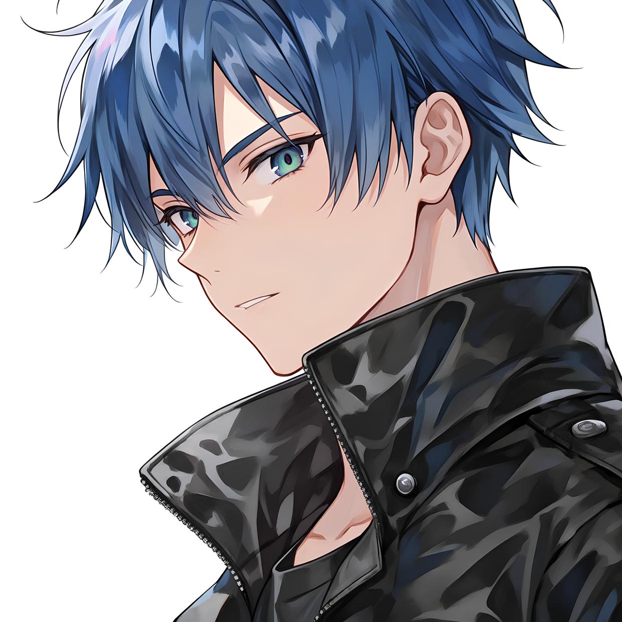 蓝色系高冷男生头像💙 6张