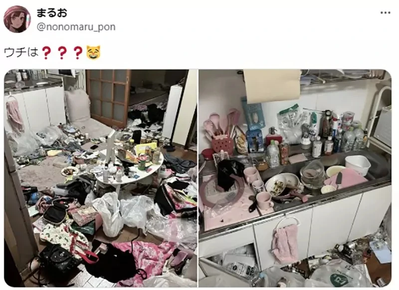 《房间脏乱的女生很姓感》日本网友发表特殊癖好 女性网友都来分享自己的骯脏房间了