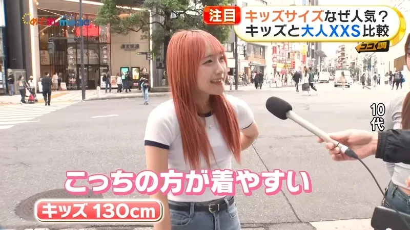 《日本女性爱穿童装》儿童尺寸优点多 便宜、鲜艳又能够凸显身体曲线