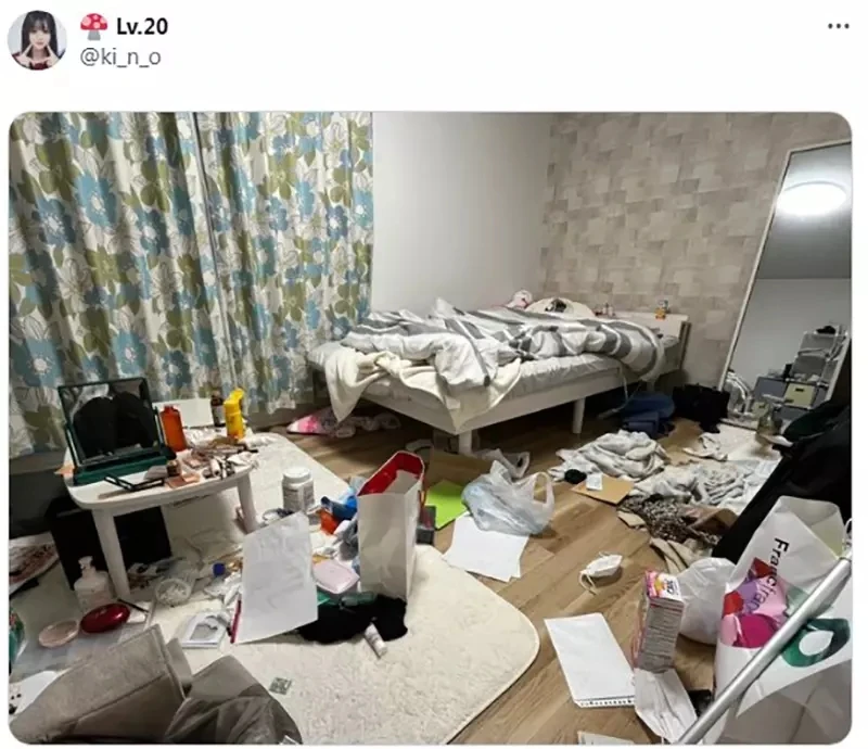 《房间脏乱的女生很姓感》日本网友发表特殊癖好 女性网友都来分享自己的骯脏房间了